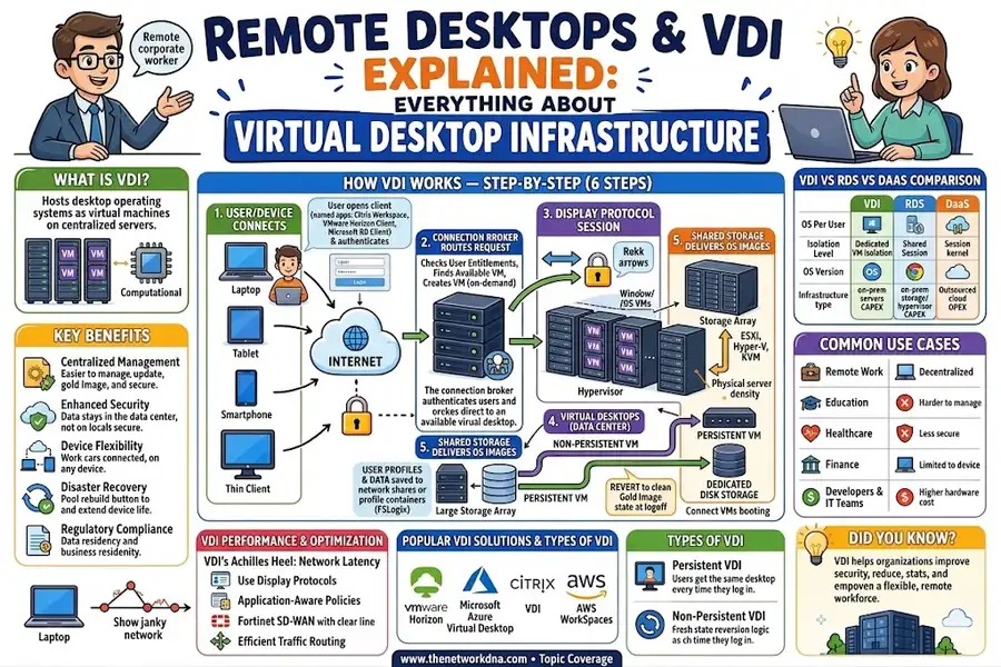 Remote desktops and VDI architecture overview